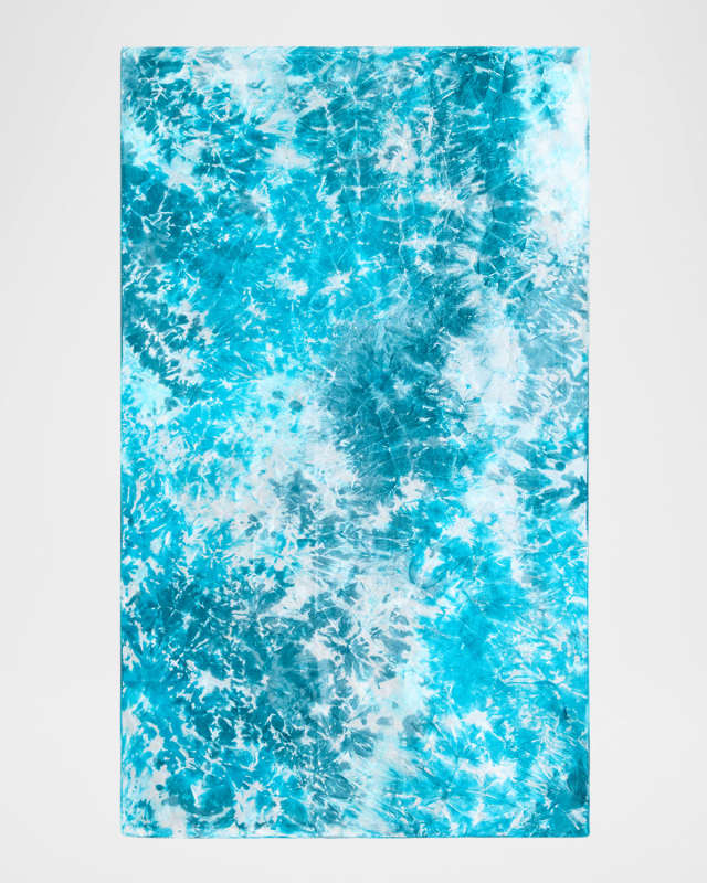 Tie-Dye Silk Scarf